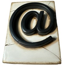 Sid Dickens At Sign @ Memory Block Tile Retired White 3D White Black Scroll