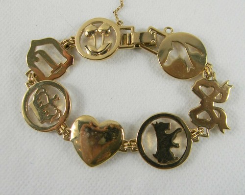 Juicy Couture Tono Dorado Logotipo Pulsera Para mujeres Juicy Couture Pulsera Única - Imagen 3 de 4