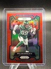 2023 Panini Prizm WILL MCDONALD IV Retail Red Prizm Rookie RC #380 SSP JETS