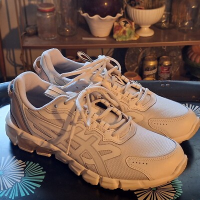 Size 7.5 Women's ASICS GEL-Quantum 90 3 Low White Pink Athletic Sneakers Ortho