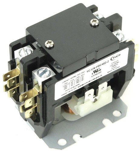 AIR CONDITIONING DP DEFINITE PURPOSE CONTACTOR FLA 40 RES-50-AMP 2P 120V COIL - Picture 1 of 8