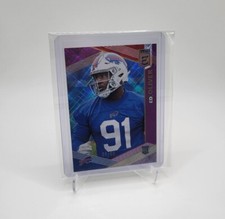 ED OLIVER 2019 Donruss Elite 98/99 Purple Plaid Holofoil Rookie BUFFALO BILLS