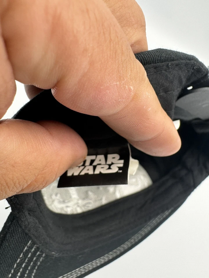 Star Wars Black Darth Vader Lucas Films Snapback Baseball Hat Cap Youth Size - Image 4 of 4