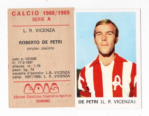 FIGURINE CALCIO EDIS SERIE A 1968-69 RETRO ROSSO SCEGLI DALLA LISTA - Picture 115 of 269