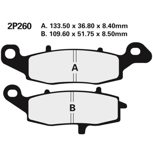 13184-Compatible with KAWASAKI KLV 1000 (LV1000A) 1000 2004-2005 Brake Pads  - Picture 1 of 1
