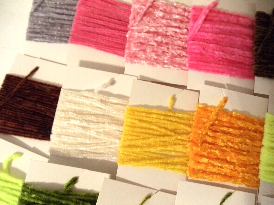 多种飞钓雪尼尔 15 张卡 - 多种颜色 — 第 3/3 张图片