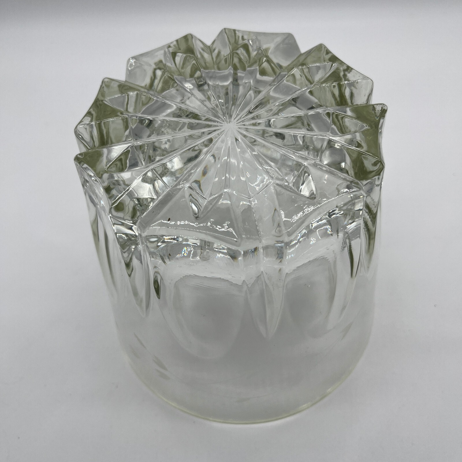 Princess House Heritage Crystal Ice Bucket Etched 5.25" Tall, 6" Diameter