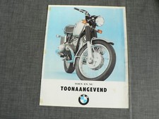 BMW 1973 ? MOTORRADER PROSPEKT FOLDER  R75/5, R60/5, R50/5  MOTORFIETS BROCHURE