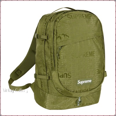 olive green supreme backpack