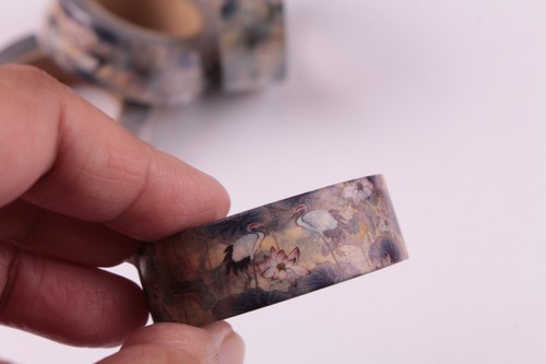 Japanese Cranes washi tape - Picture 2 of 2