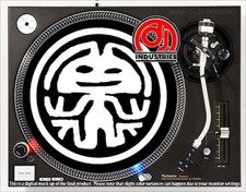 Rabbit in the Moon - 7"-12" DJ slipmat for LP turntable record player 