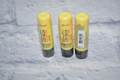 3 BATH & BODY WORKS C.O. BIGELOW LEMON LIP BALM CHAT STICK100% NATURAL NO 1421 - Picture 3 of 3