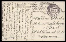 Austria 1916 WWI Navy Ship SMS Viribus Unitas Feldpost Cover Pola Croatia 93580