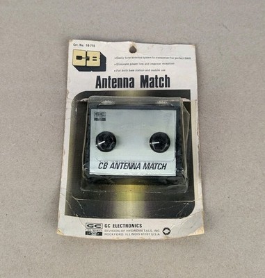 Vintage NEW GC Electronics CB Antenna Match Model 18-716 Tuning Matching Box USA