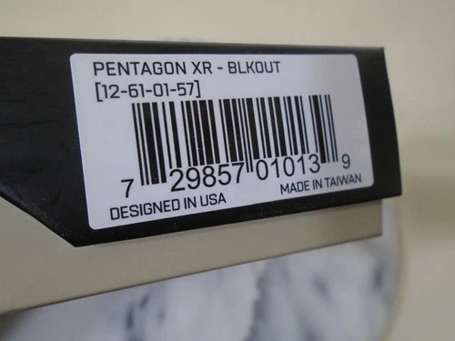 SOG Pentagon XR Blackout Ball Bearing Pivot Pocket Knife Dual Edge Tip 12610157 image 20