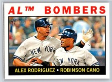 2013 Topps Heritage Alex Rodriguez Robinson Cano AL Bombers Yankees #331