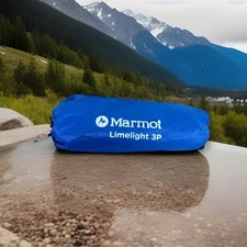 Marmot Limelight 3P Tent/Fly/Footprint, Lightweight Backpacking Hiking 3 Person