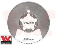 VAN Wezel 2813373 Spritzblech FüR Bremsscheibe FüR Iveco