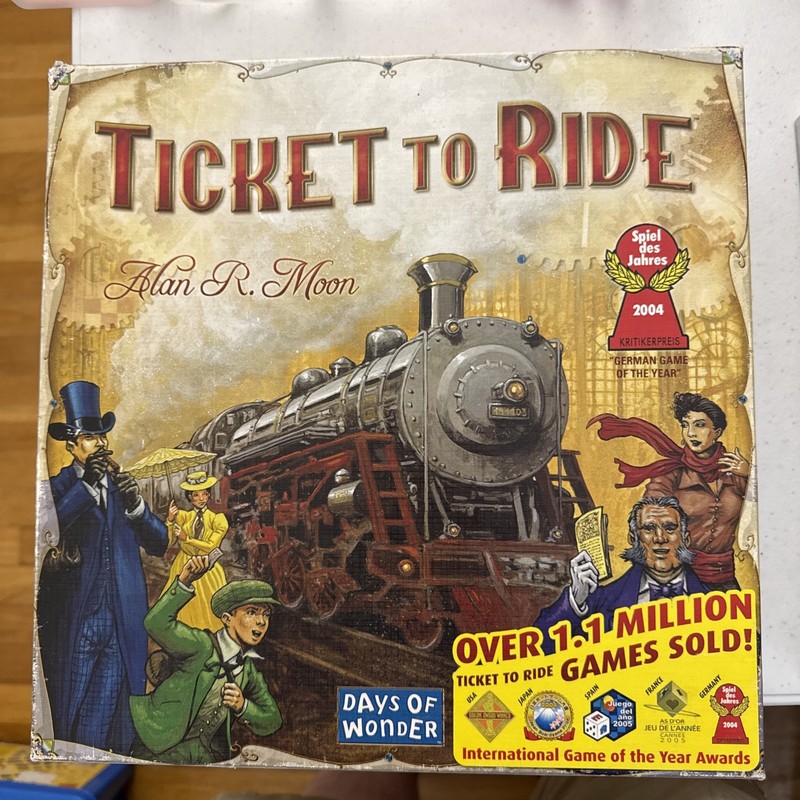Days of Wonder Ticket To Ride Board Game. Complete.