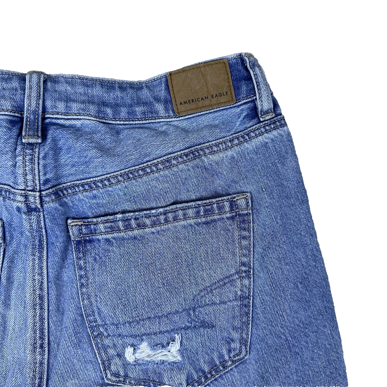 American Eagle High-Rise Patchwork Straight Mom J… - image 5