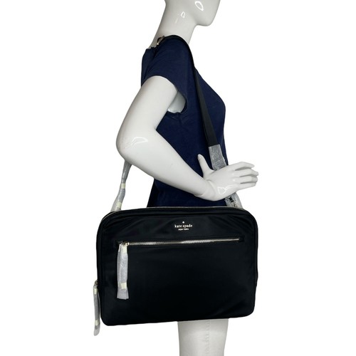 Kate Spade chelsea laptop sleeve with strap fits a laptop up to 15" inside