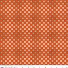 Fat Quarter Riley Blake "Farmer's Daughter" Quilting Pumpkin Lori Holt Cotton
