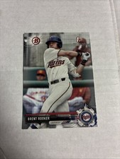 2017 Bowman Draft Brent Rooker #BD-122 (RC) Athletics Rookie Card