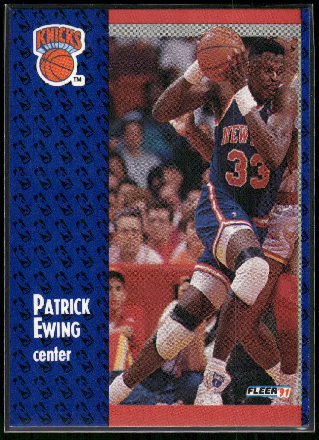 #136 Patrick Ewing 1991-92 Fleer
