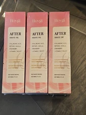 3x Hoygi Strawberry Vanilla After Shave Oil Smooth Skin Vitamin C Boost 02/28