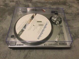Audio Technica AT LP 120 USB Direct Drive Professional Turntable Silver