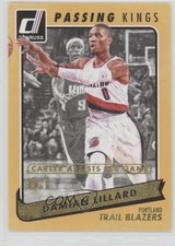 2015-16 Panini Donruss Passing Kings Career Average /61 Damian Lillard #18 o6n