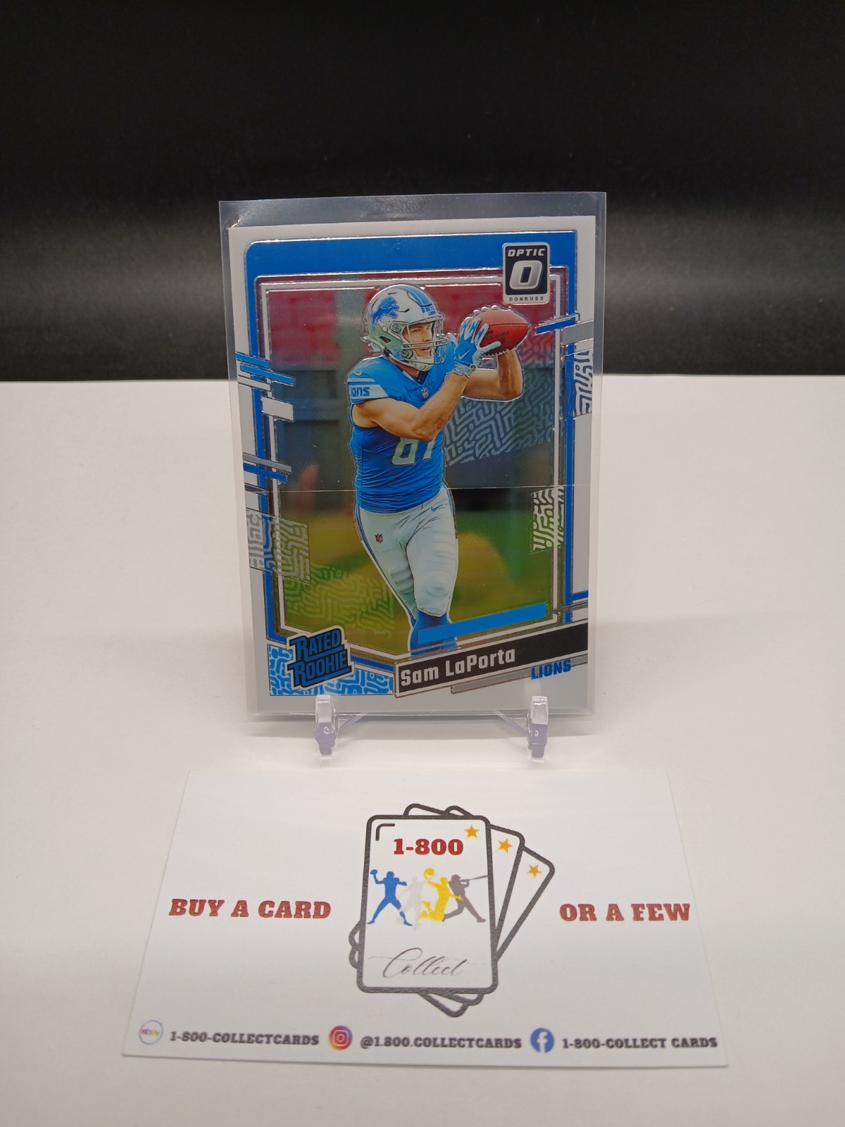 Sam LaPorta 2023 Donruss Optic #237 Rated Rookie Card RC Detroit Lions