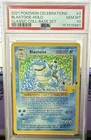Pokemon 2021 Celebrations Classic Collection Blastoise 2/102 Holo PSA 10