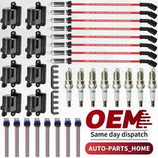 8X OEM Ignition Coils & Iridium Spark Plugs &...