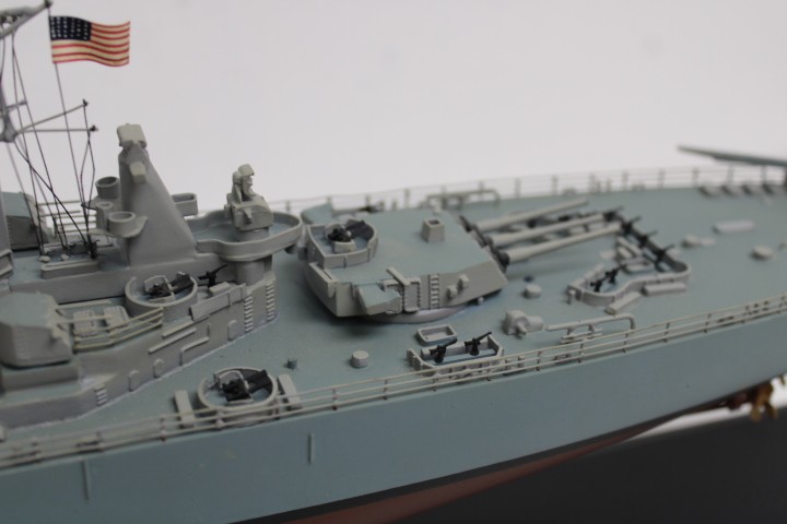 USS MISSOURI BB-63 Battleship Desk Top Display 1/350 WWII Ship Model