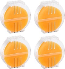 4pcs Beeswax Thread Conditioner, Wax for Sewing with Plastic Yellow