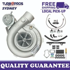 Billet Turbo+Oil Feed&Return Line+Support Bracket Kit For Ford FPV BA/BF F6 4.0L