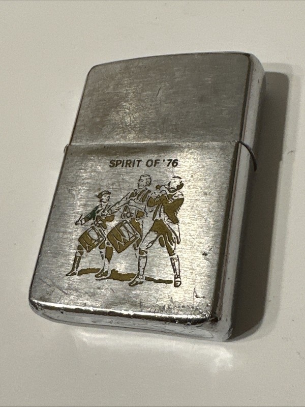 1975 Zippo Lighter Spirit Of ‘76 Bicentennial
