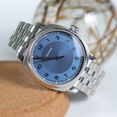 Fears Brunswick 40 blau | Box & Papiere | Automatik