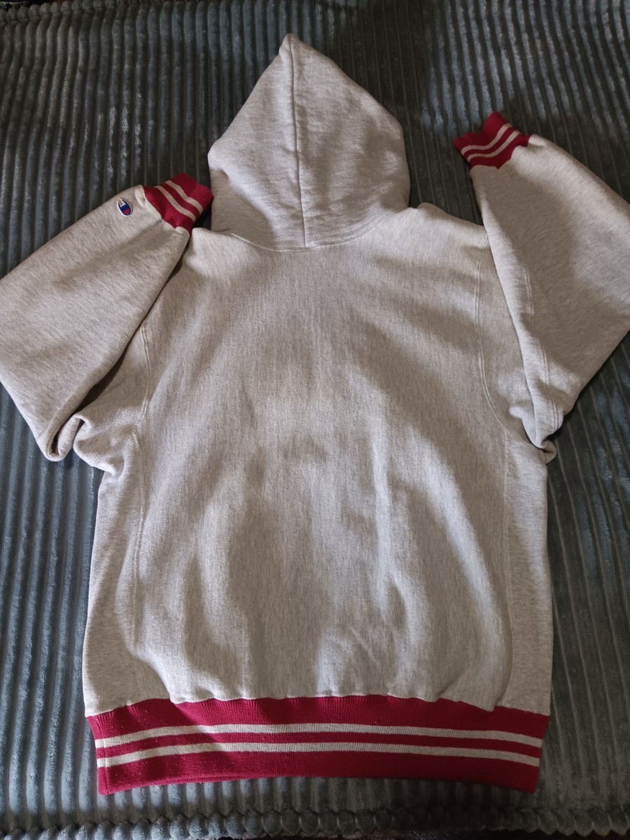 Vintage 90's Champion Reverse Weave Hoodie USA Made XL Script Logo