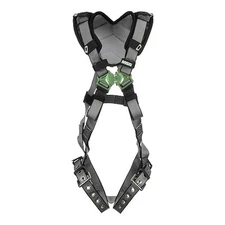 Msa Safety 10194888 V-Fit Full Body Harness, Xs, 400 Lb., Quick-Connect Chest/