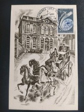 Carte Maximum Timbre France N° 1721 Congrès Des PTT Oblitéré Paris 1972