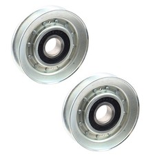 2x Spannrolle Fahrwerk Ø75mm passend für Toro DH210 Rasentraktor