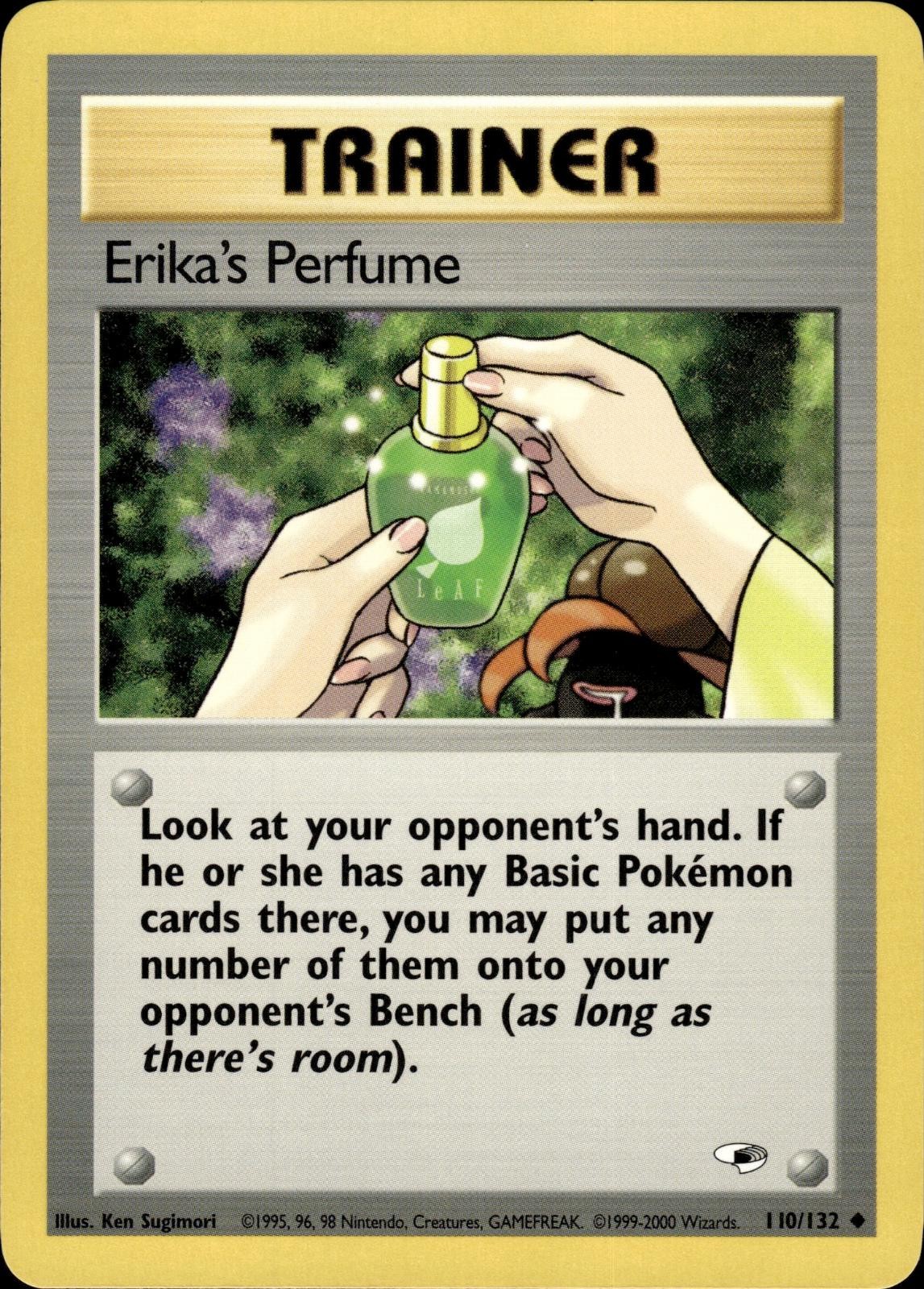 Pokemon Gym Heroes Uncommon Erika's Perfume 110/132 - Near Mint (NM)