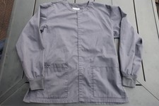 WONDER WINK WONDER WORK SCRUB JACKET Grey S PREOWNED