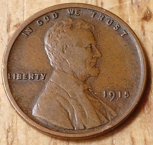 Lincoln Wheat Cent 1915-P VF #15