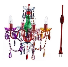 The Original Brink House Plug-in 4 Light Hanging 4 Light Plug-in Multicolor