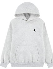 Jordan Authentic Boys Gray Brooklyn Hoodie Size M 10-12 yrs Brand New   