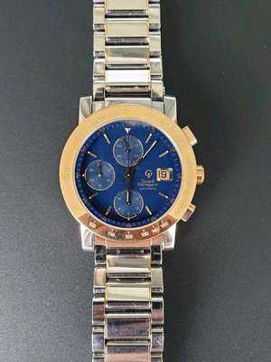 Girard Perregaux GB Automatik Chronograph 750 Rose Gold / Stahl Ref. 7000