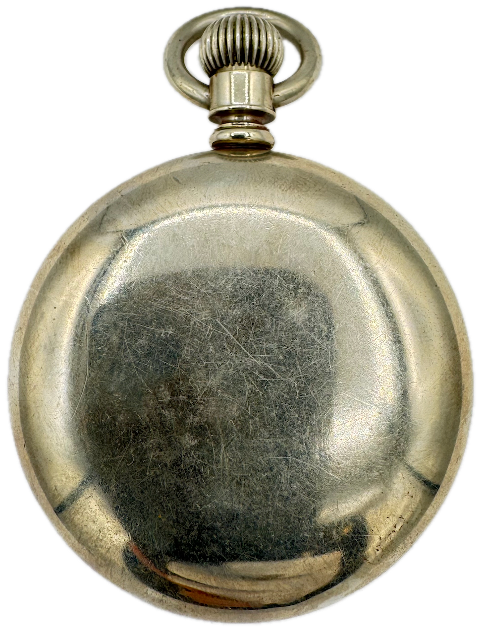 Antique 18 Size Dueber Swingout Open Face Silverine Pocket Watch Case USA